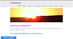 Desktop Screenshot of golddawnreiki.com